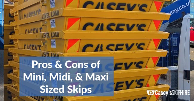 Skip Sizes Explained : Pros and Cons of Mini, Midi, and Maxi Skips